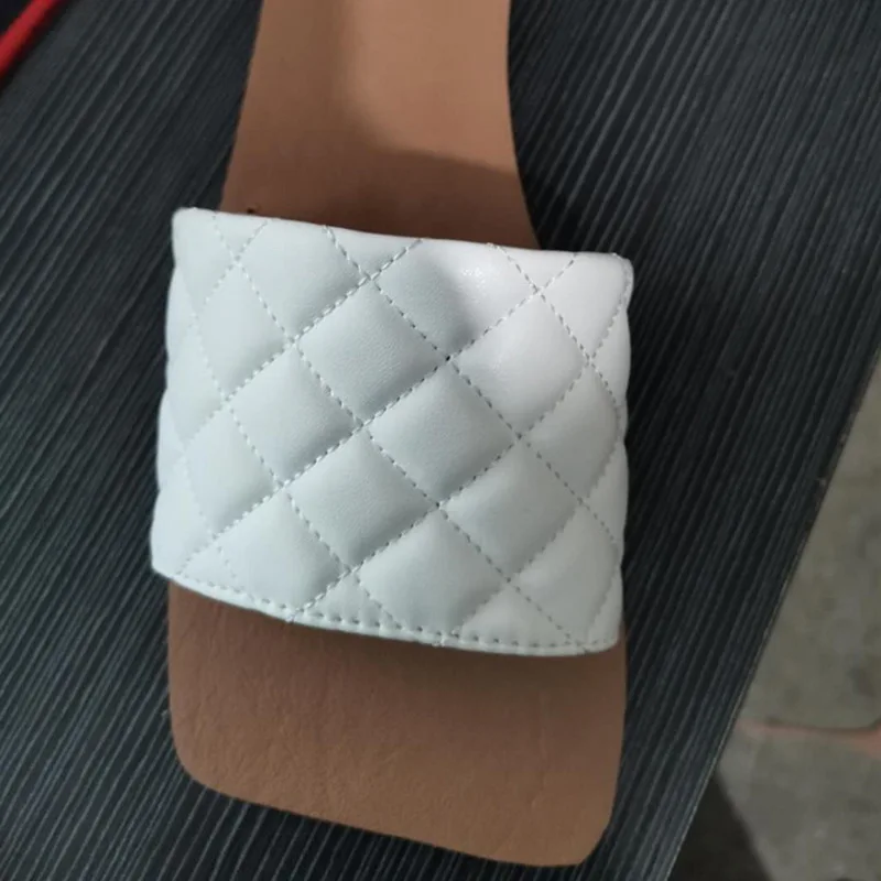 

Women Sandals Style Summer Shoes for Women Flat Sandals Rubber Shoes 2020 Leather Slides Plus Size Soulier Femme