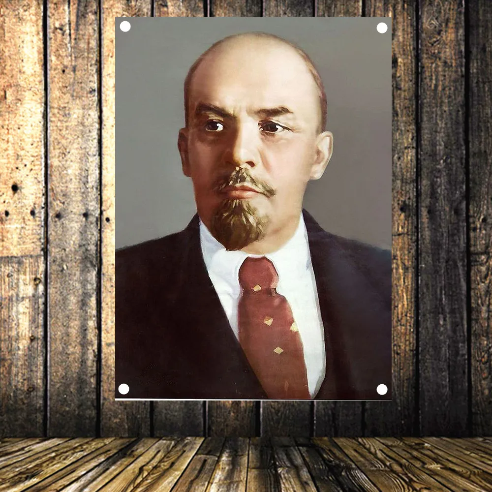 Советский лидер портретный плакат В. И. Ленин винтажный флаг баннер Гобеленовая
