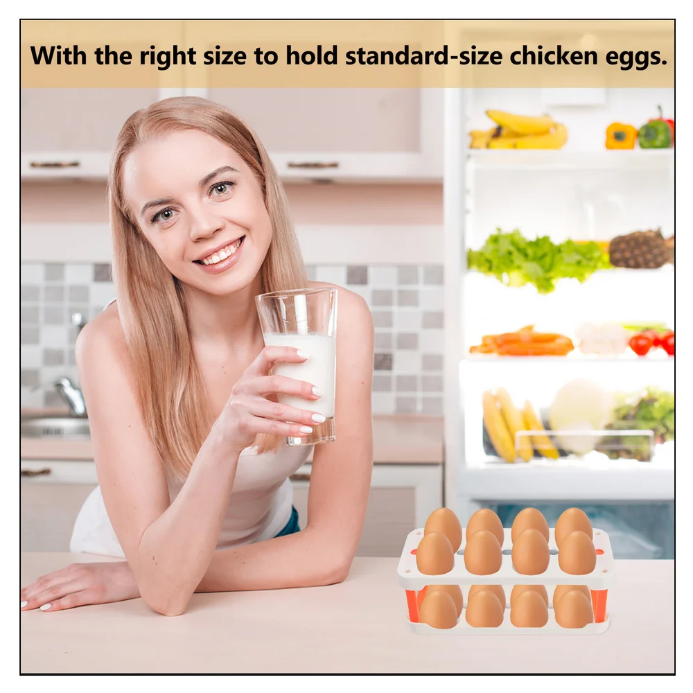 

Egg Trays Refrigerator Storage Box Egg Holder Durable Egg Container