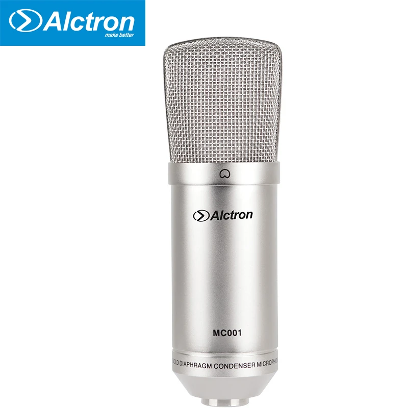 Alctron MC001 конденсаторный микрофон mic pro prorecording studio с амортизирующим креплением