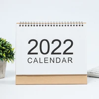 creative simple 2022 calendar portable desktop daily schedule planner yearly agenda organizer school office stationery supplies