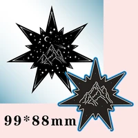 metal steel frames cutting dies stars and mountains diy scrap booking photo album embossing paper cards9988mm