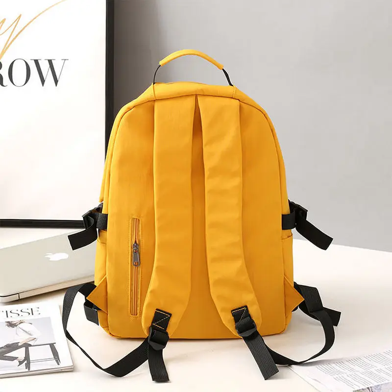 Черный школьный рюкзак для девочек-подростков Водонепроницаемый Школьный из