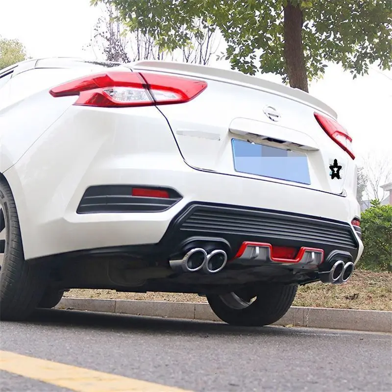 Передний задний диффузор для тюнинга губ автомобильный аксессуар Automovil декоративная модификация внешние защитные бамперы для Nissan Bluebird