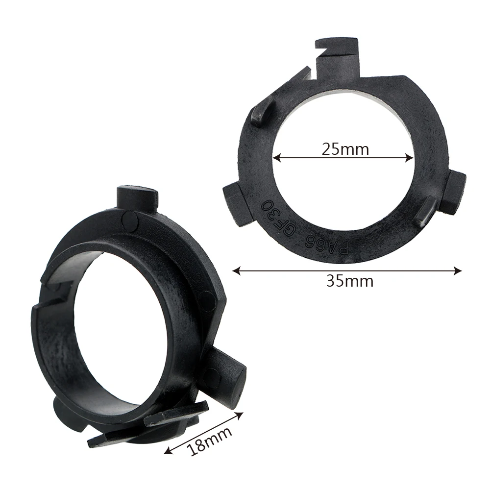 

LEEPEE LED Headlight Clip Retainer LED Adapter Base 2PCS Sockets Adapter for KIA K4 K5 Sorento Hyundai Veloster Santa Fe