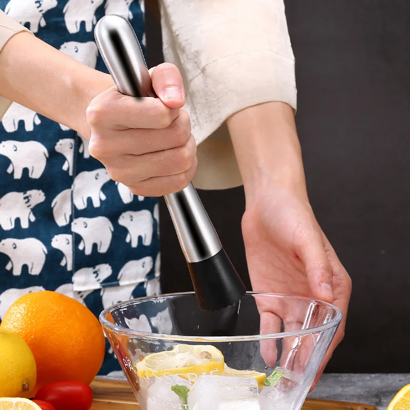 

Stainless Steel Broken Popsicle Ice Cube Blender Bartending Broken Popsicle Cocktail Shaker Pound Juice Bar Bartending Gadgets