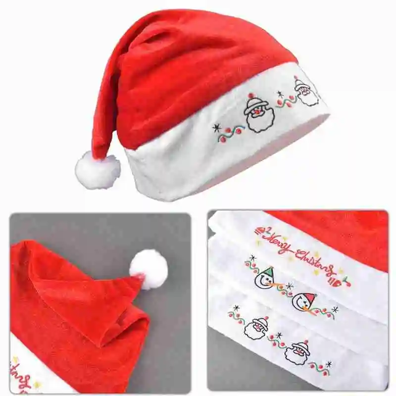 

3 Kinds Kids Christmas Red Riding Hood Santa Novelty Hat Caps Christmas Home Decoration For Babies Christmas Christmas S0X4