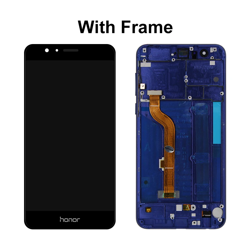 5 2 for huawei honor 8 lcd display touch screen digitizer for huawei frd l19 frd l09 frd l14 lcd replacement parts free global shipping