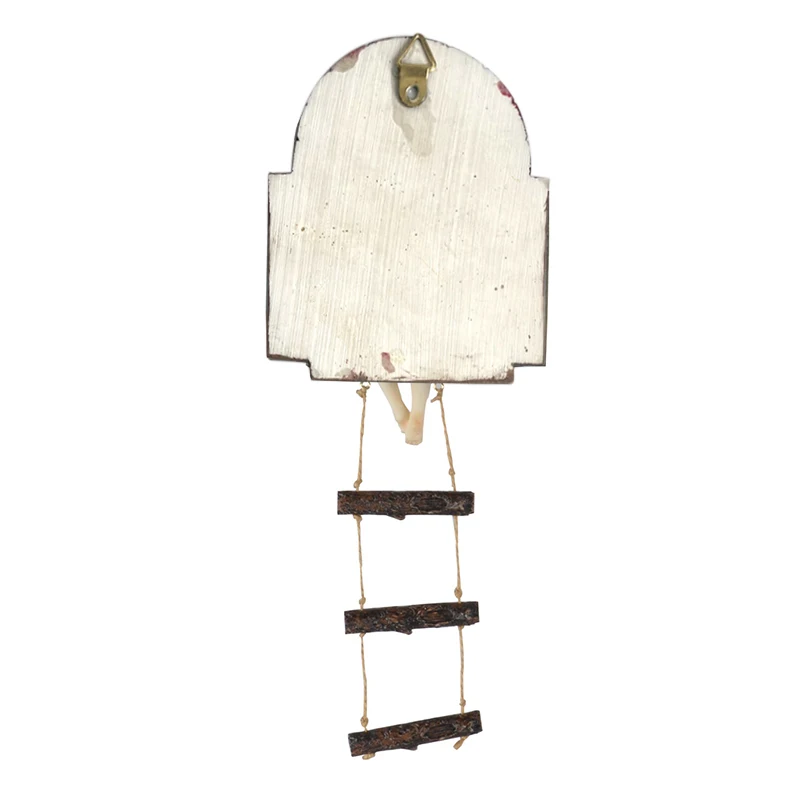 Сад Феи украшение статуи с лестницей декор смолы мультфильм подвесное для