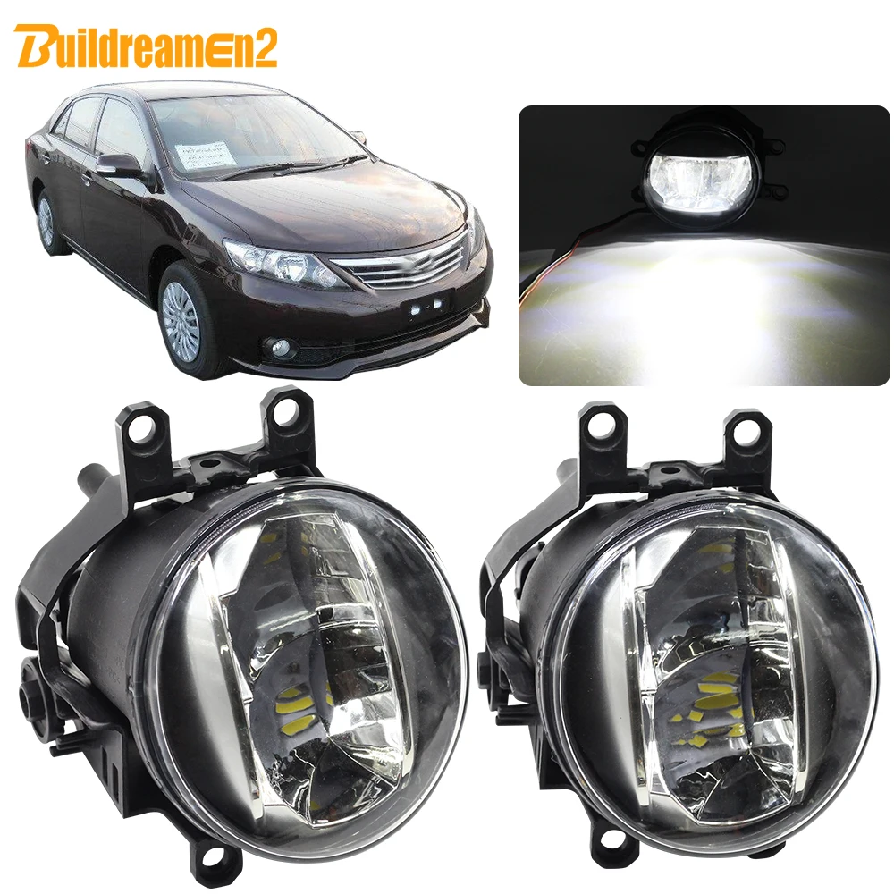 Buildreamen2 для Toyota Allion 2/ii 2007 2008 2009 2010 автомобиля светодиодный лампы передние