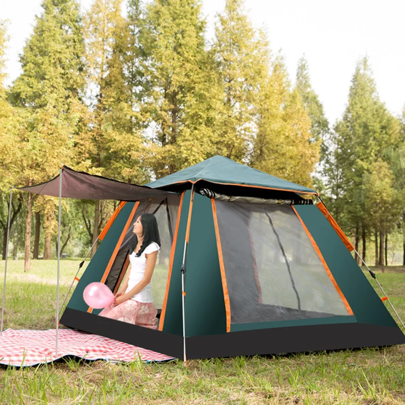 

3-4 Person Folding Fully Automatic Tent Ultralight Outdoor Fishing Hiking Quick Open Tent Portable Waterproof Tent Camping Life
