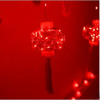 

Red Lantern Curtain Led Wedding Decoration Ramadan Decoration Eid Decor Indoor and Outdoor Fairy Garden Lanterne Ramadan
