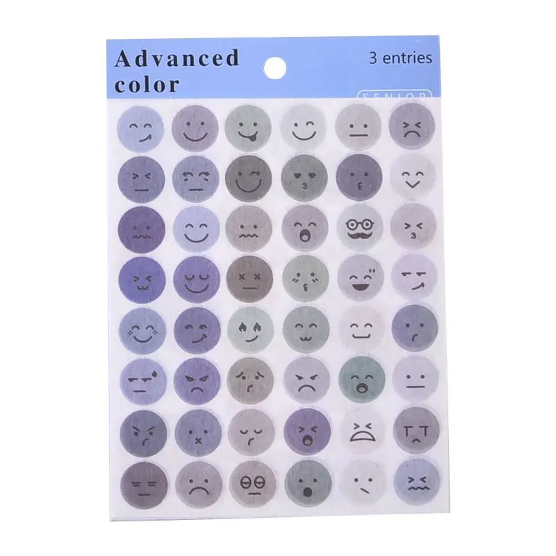 

Dot Smiley Emoticon Cartoon Hand Account Sticker Decoration Material Diary and Paper Stickers Sticker Pack