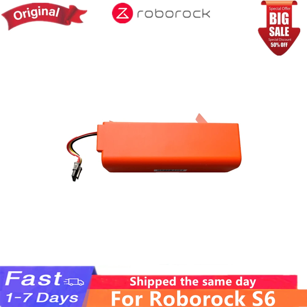 

Новинка 100%, оригинальный робот-пылесос Roborock S6 S60, аксессуары для робота-пылесоса, 5200 мАч, запасные части