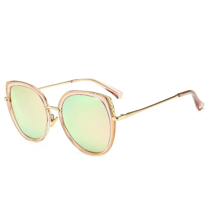 Модные роскошные овальные женские поляризационные Красочные Солнцезащитные