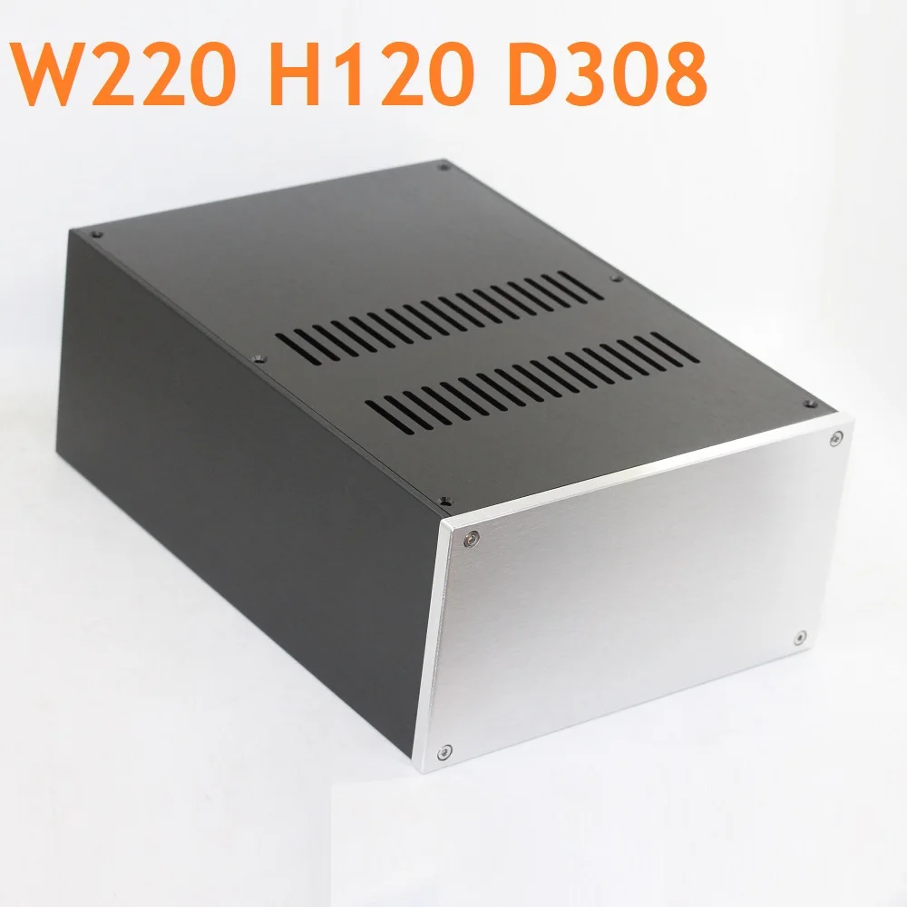 

W220 D308 H120/H90 DIY Aluminum Case Power Amplifier Housing Headphone AMP DAC Chassis Preamp Box PSU Decoder Hi End Hifi Shell