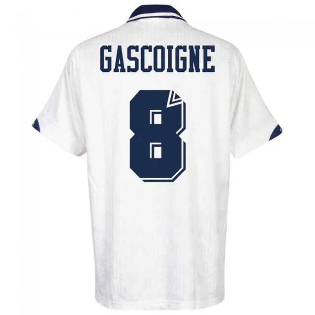 

Retro 1991/93 Gascoigne Sheringham Lineker Stewart Classic Men Shirts Vintage Jerseys