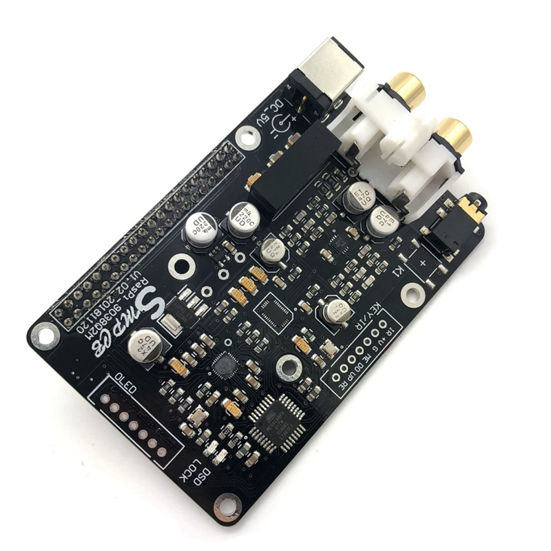 AMS Es9038Q2M Opa1612 Op декодер цифровая вещательная плата I2S 32Bit/384K Dsd128 для Raspberry Pi 2B 3B +