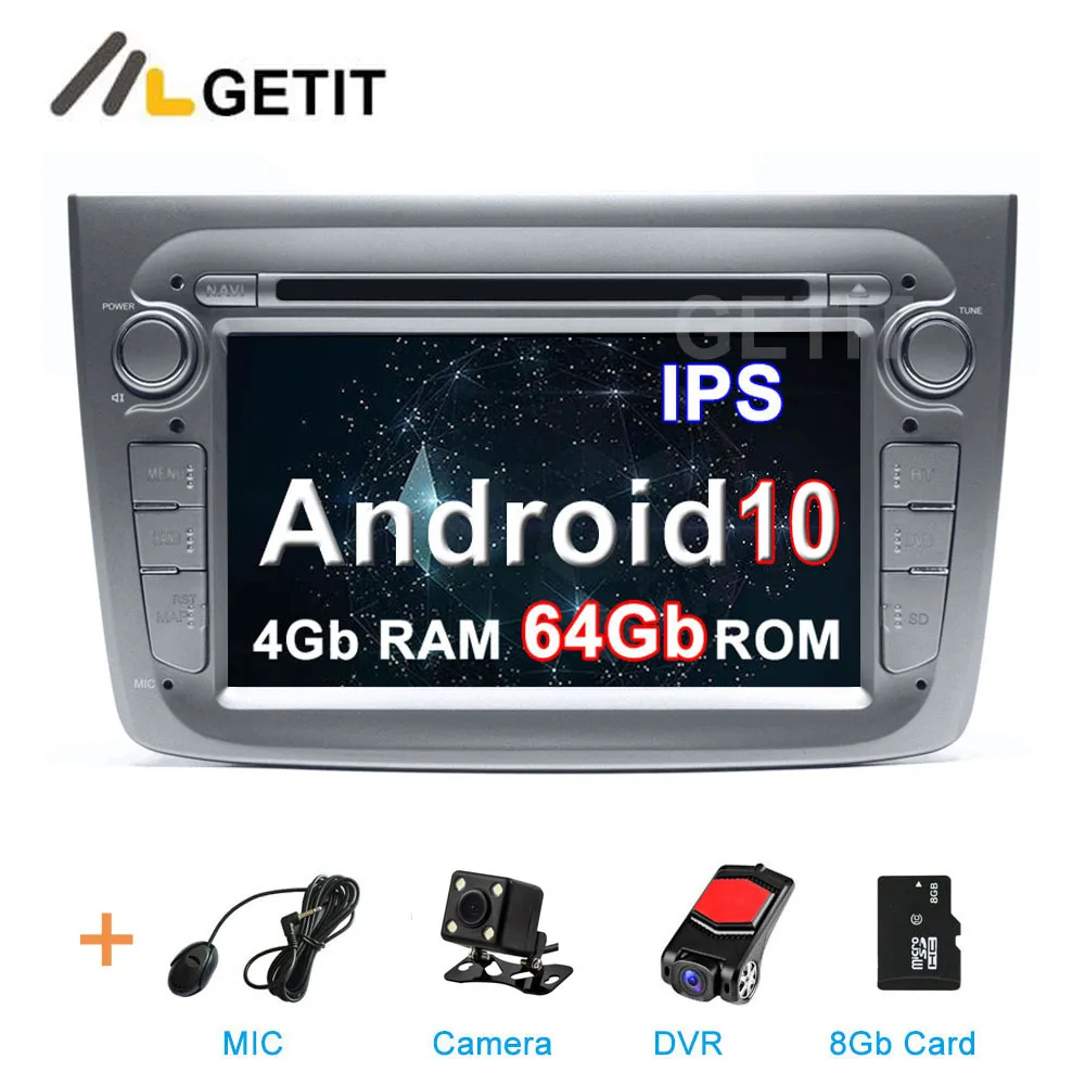 4G CAMERA-DVR-SD Android 10,0 Автомобильный мультимедийный радио gps DVD стерео для Alfa Romeo Mito canbus wifi bluetooth - Цвет: 4G CAMERA-DVR-SD