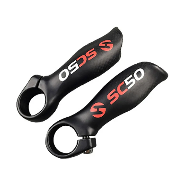 

Bicycle Handlebar Bike Little Horn Vice put the rest Ultralight Cycling Mountain Bike Accessories Part Carbon Fiber Handlebar