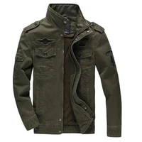 autumn winter military jacket men jeans casual cotton coat plus size 6xl army bomber tactical flight jacket male cargo jackets