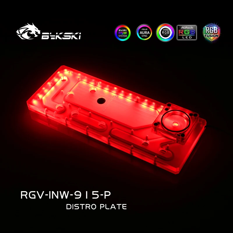 Bykski RGV-INW-915 доски для водных путей INWIN 915 чехол RBW Intel CPU Water Block &amp Single GPU Building |