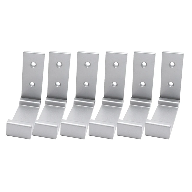 

6 Pack Folding Hooks Wall Door Clothes Hooks Alloy Rustproof Wall Hanger Clothes Coat Towel Home Hotel Storage Coat Hooks