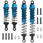 Алюминиевый металлический передний и задний амортизатор 0016 0017 для WLtoys 12428 12423 112 RC, гусеничный автомобиль, короткий ход, грузовик, обновленные детали