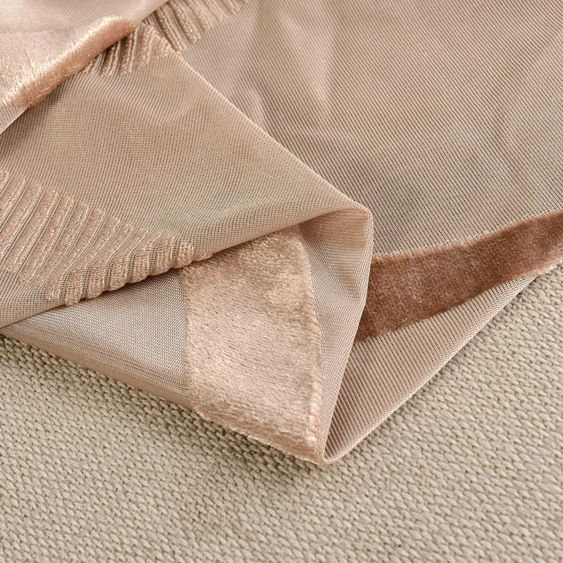 

Modern white jacquard curtains for living room, home decorative geometric velvet pattern soft feeling drapes