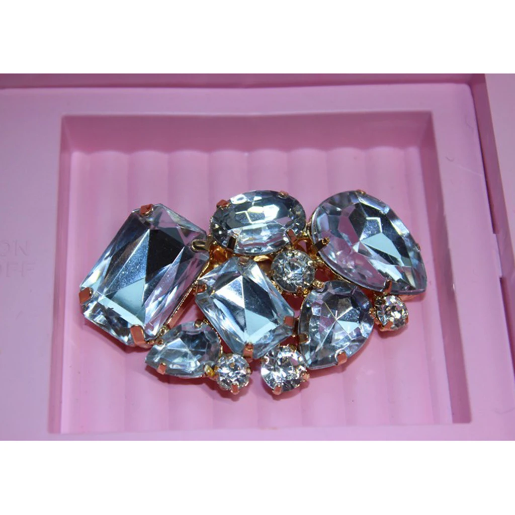 

Crystal Shoe Buckle Shoe Clip Applique For Bridal Wedding Shoe Decorations
