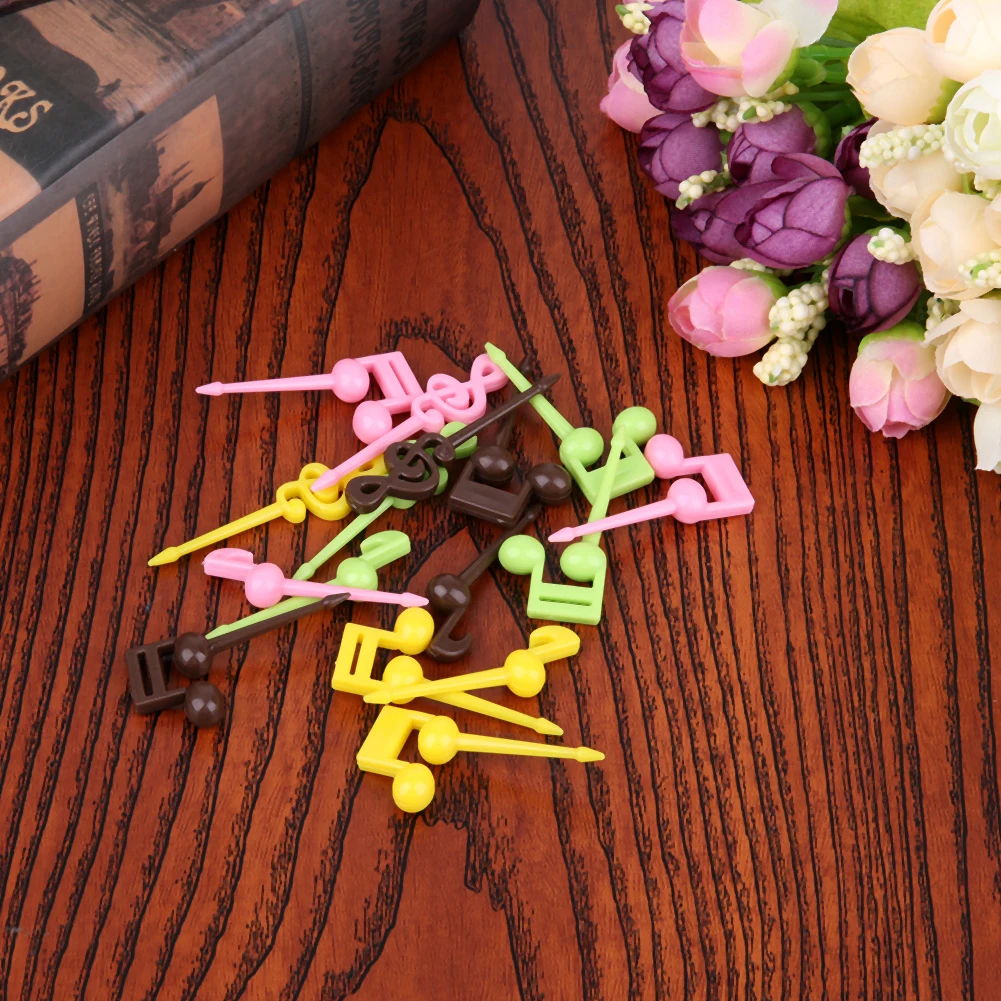 16 шт. столовая посуда вилка для фруктов мини мультяшная детская закуска торт