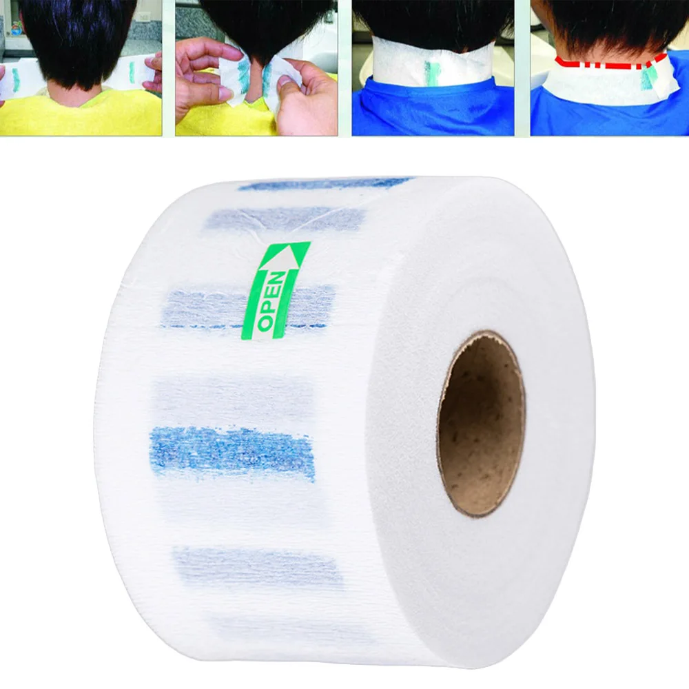 Шеи рюшами рулон Бумага профессиональная машинка для стрижки волос резки салон