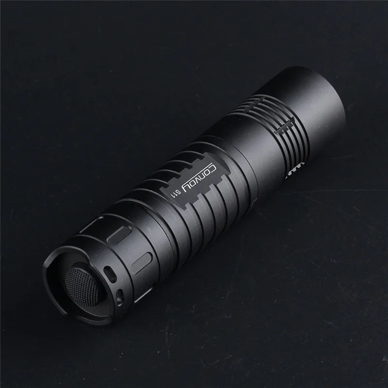 Конвой S11 XHP50.2 18 Вт 2400lm 3A Выход Яркость светодиодный тактический фонарь мини для