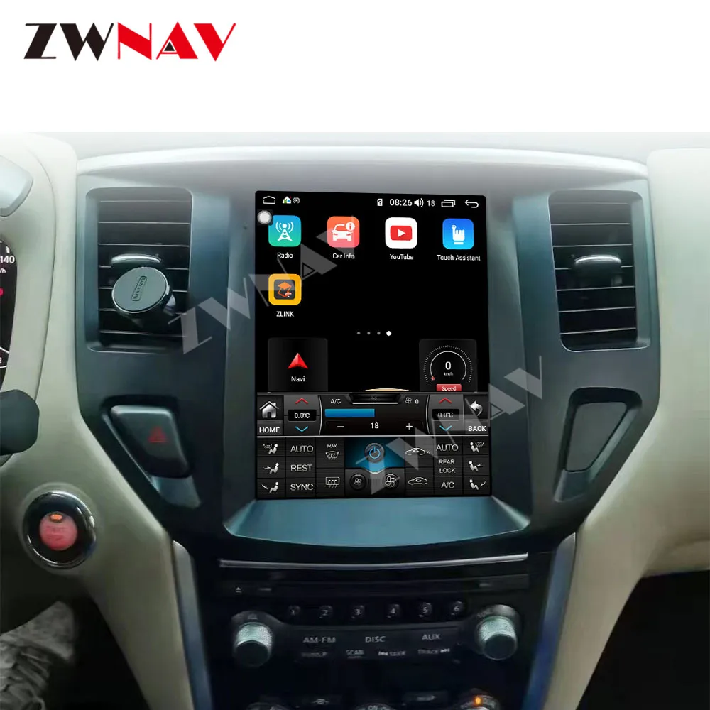 Android 11 для Nissan Pathfinder 2012 - 2019 автомобильный мультимедийный плеер радио GPS-навигация