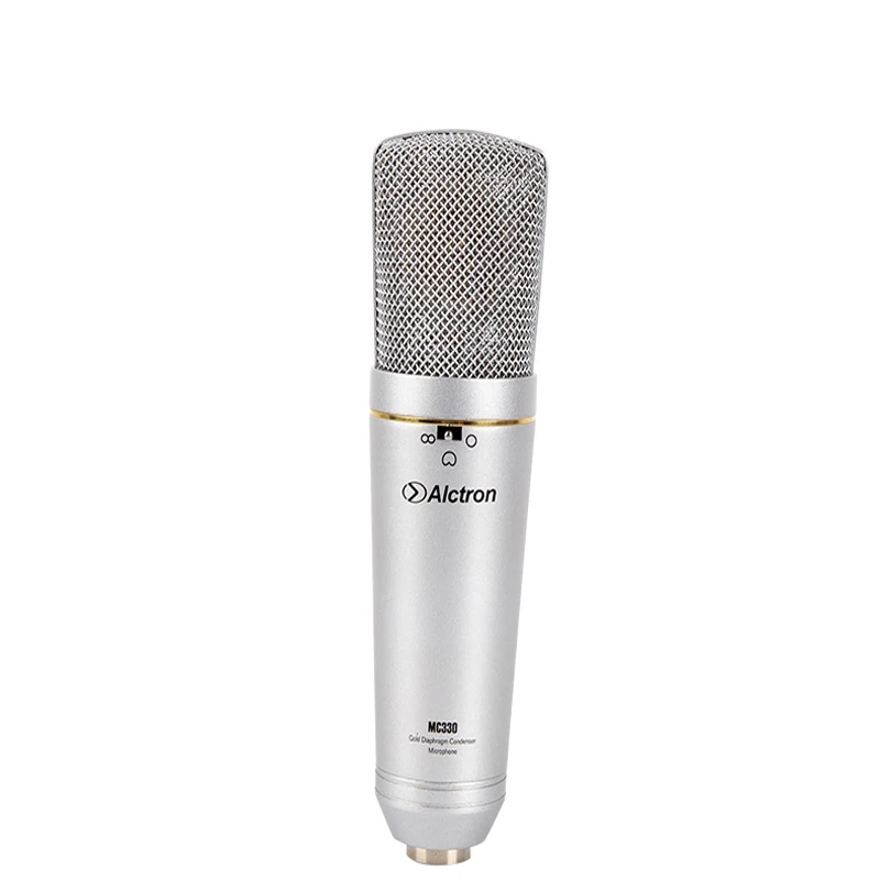 Профессиональный Alctron MC330 PET конденсаторный микрофон конденсатор микрофон с записывающим устройством pro Студийный микрофон