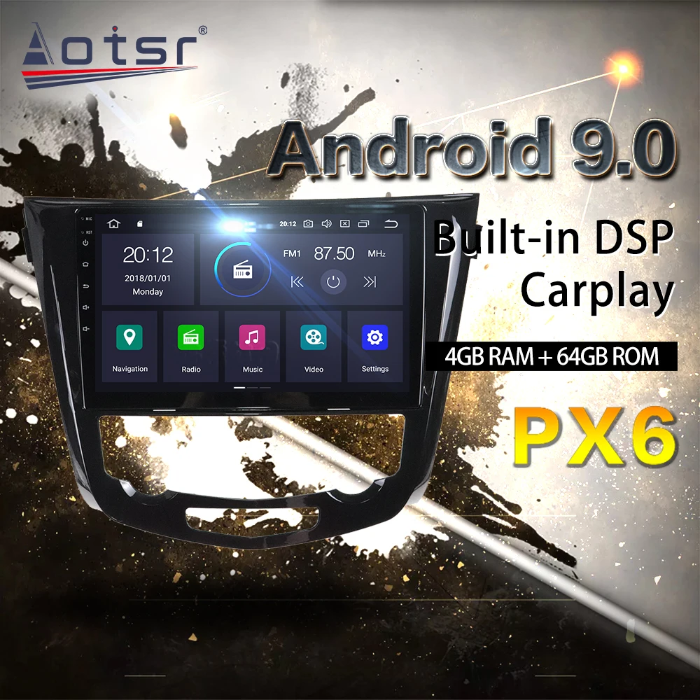 

360 Camera Android 10 Car Radio Multimedia Video Player Navi GPS For Nissan X-Trail xtrail X Trail 3 T32 Qashqai 2 J11 Head Unit