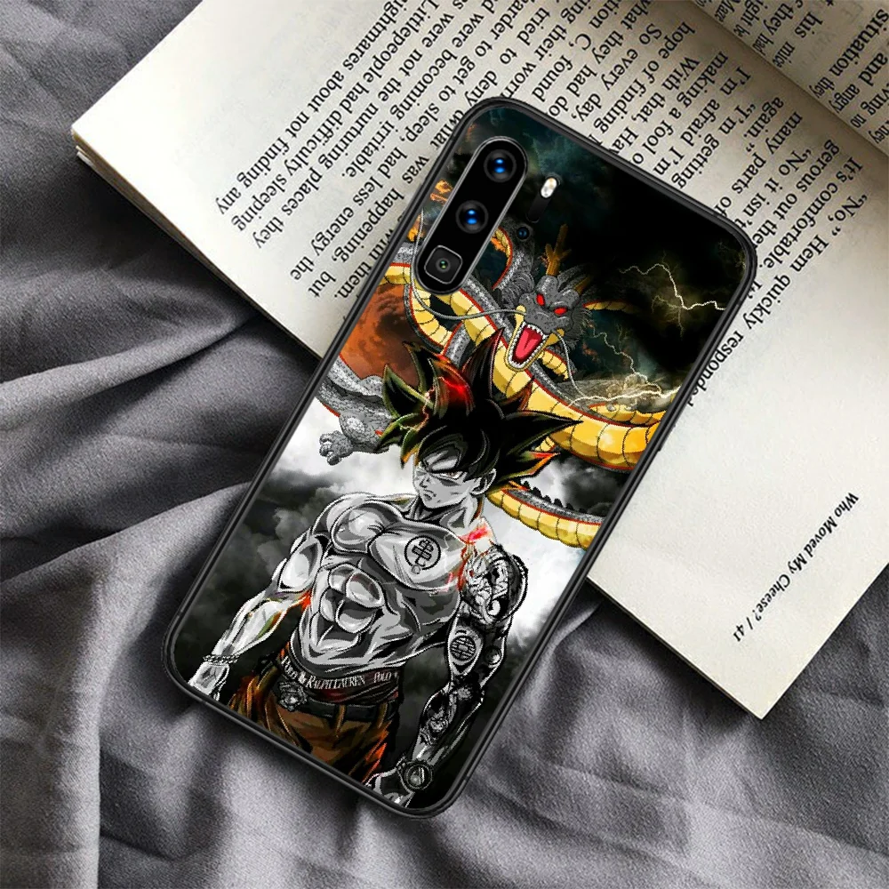 

D-Dragon Ball Goku Phone Case For Huawei P Mate Smart 10 20 30 40 Lite Z 2019 Pro black Cell Trend Coque Luxury Etui Tpu