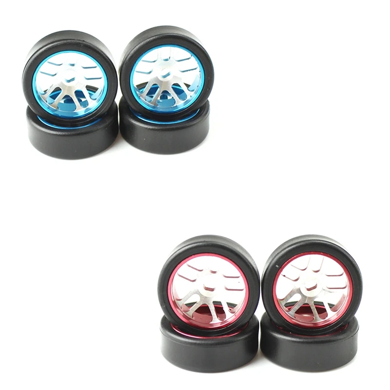 

4 шт. металлические колесные обода и шины для Wltoys K969 K989 Iw04M RC Car