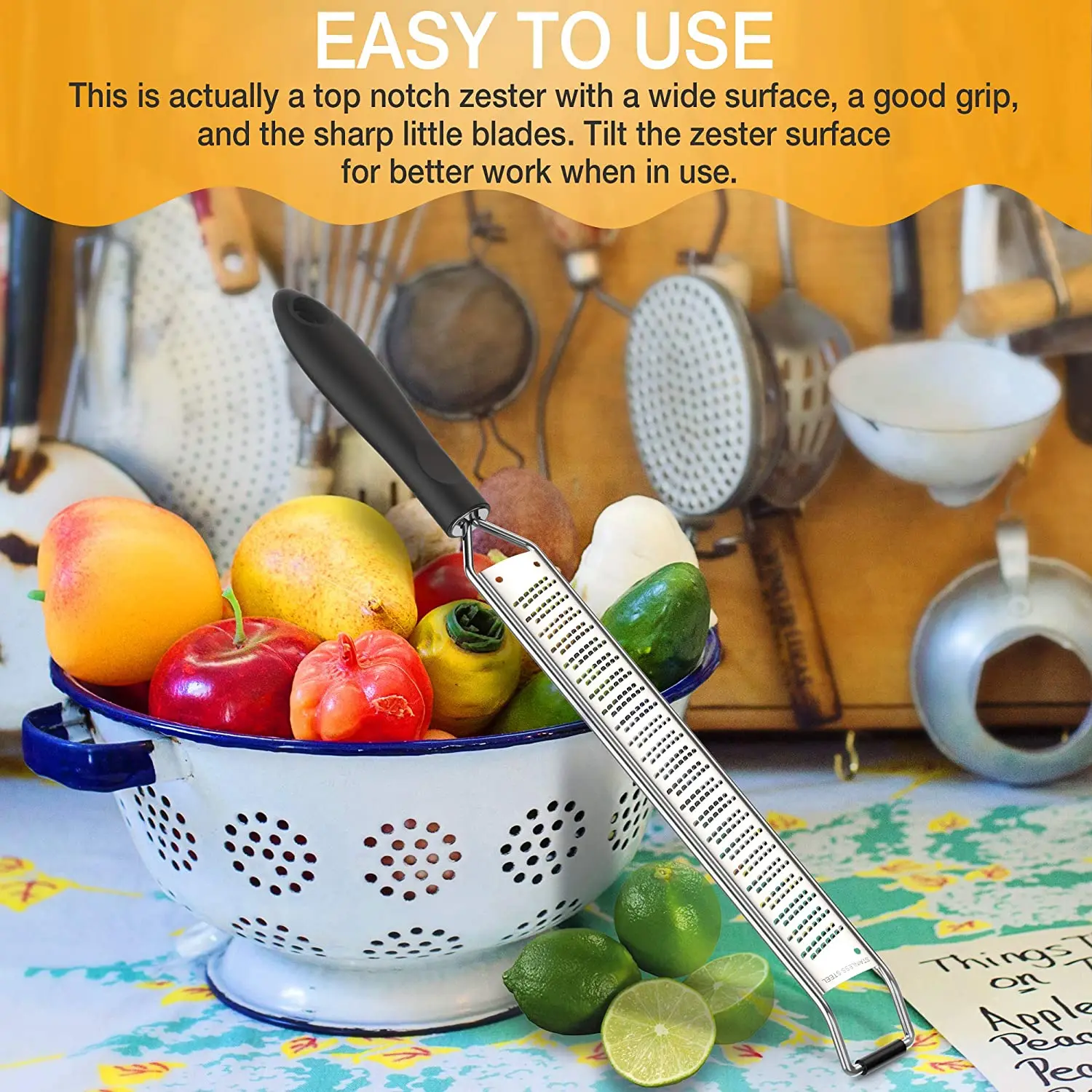 

Updated version 2021 lemon snack and cheese grater - high quality stainless steel - sharp kitchen tools