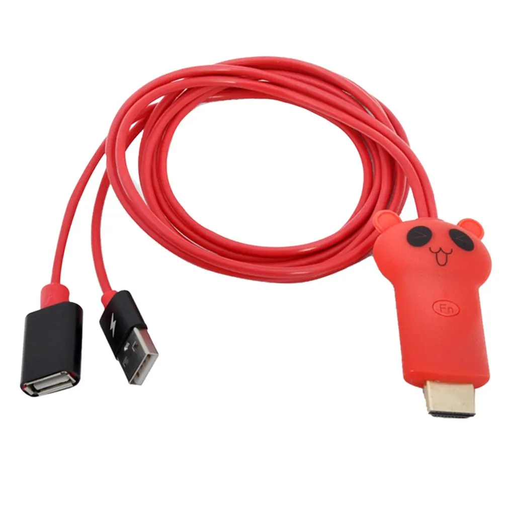 1080P MHL Micro USB в HDMI кабель адаптер для Samsung S7/S8 Plus iPhone X 8 Plug & Play конвертер|Кабели