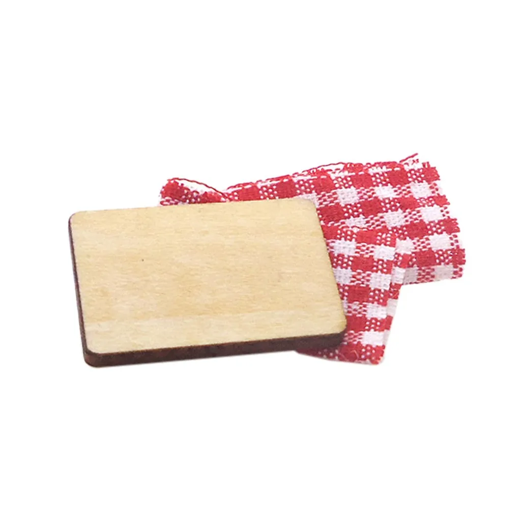 1:12/1:6 игрушечный домик миниатюрная сцена модель кухня разделочная доска ролевые