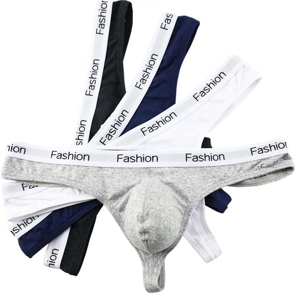 

Male Underwear Sexy Briefs Men Thong Soft Underpants G String Homme Cueca Gay Panties Slip Man Bulge Tanga Hombre Men's Briefs
