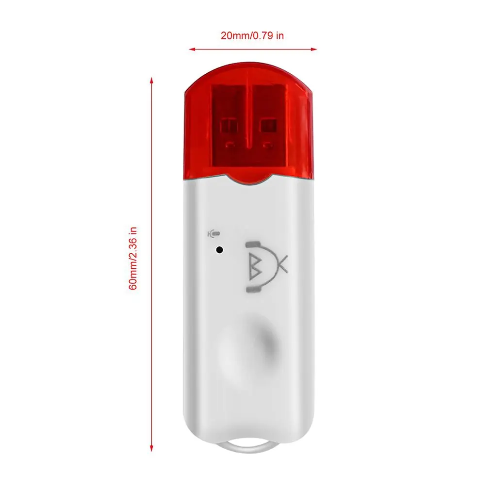 

Portable USB Bluetooth Dongle AUX Wireless Bluetooth 2.1 EDR USB Music Audio Receiver Adapter Single Bluetooth Audio Receiver