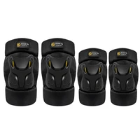 knee protectors 4pcs motorcycle elbow pads brace protective ergonomic design anti fall safety protection warm gear black
