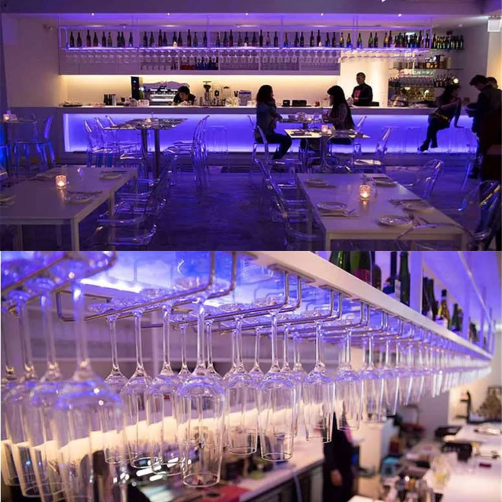 Ультрафиолетовая светодиодная ленсветильник 395 405nm УФ лента для дезинфекции