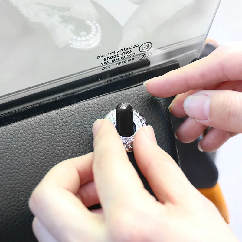 2 шт. шикарные блестящие автомобильные интерьерные дверные замки зеркальные