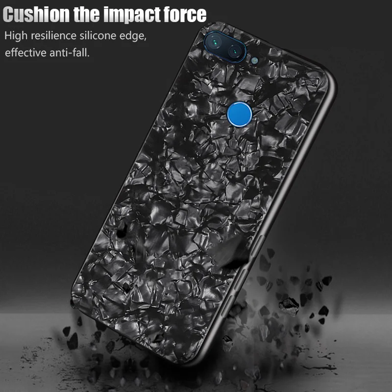 JONSNOW стеклянный чехол для Xiaomi mi 9 8 Lite Мягкий защитный A2 6 глянцевый Жесткий Чехол -