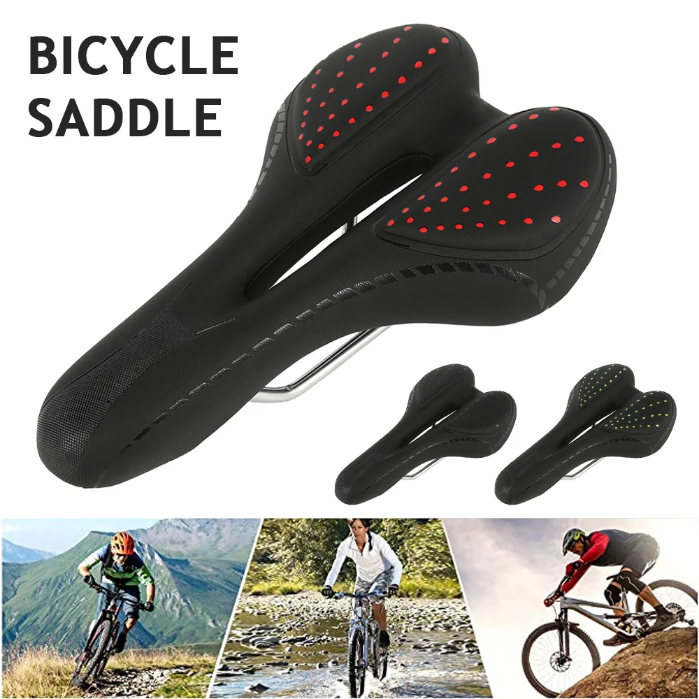 Велосипедное седло амортизирующее полое велосипедное противоскользящее ПУ