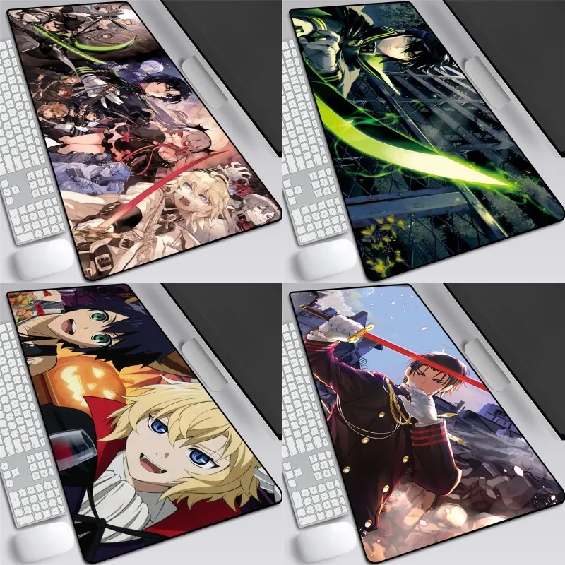 1 шт. аниме мультфильм Серафим из конца хиираги Shinoa Печатный коврик для мыши