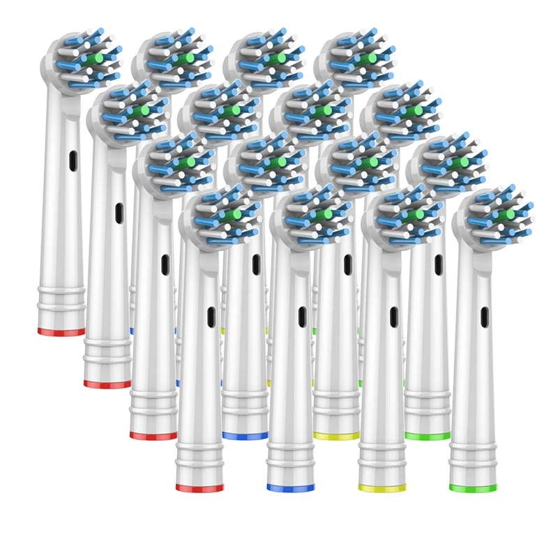 Сменные насадки для зубных щеток Oralb B-набор из 16 головок для электрической зубной щетки Oralb Braun-зубная щетка Cross Action es